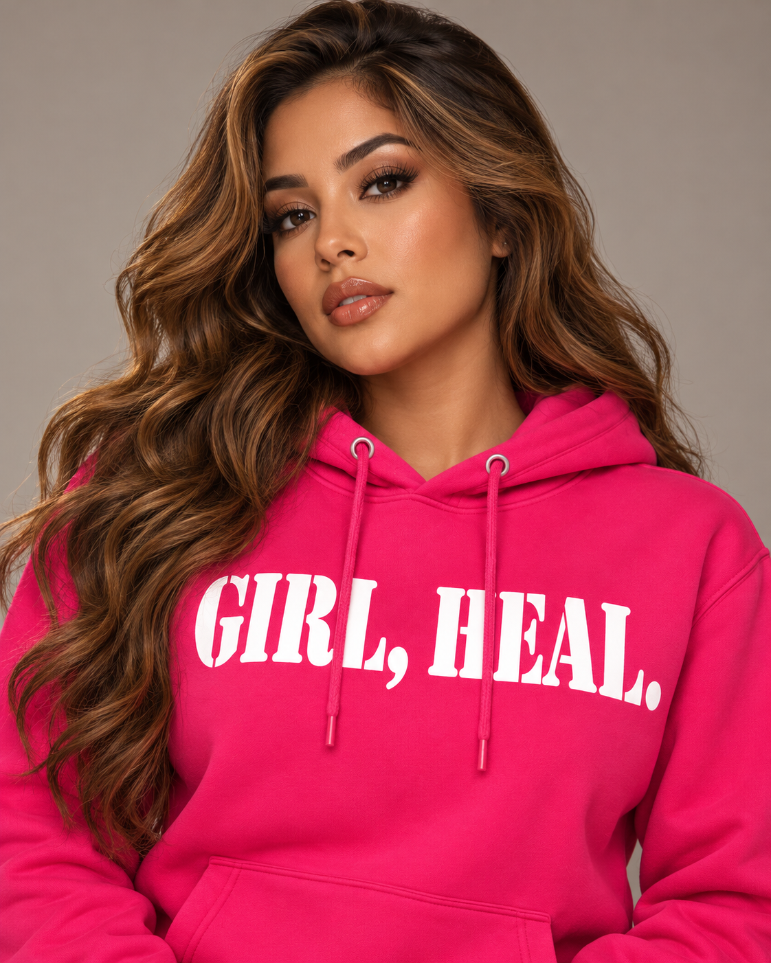 GIRL, HEAL.® Hoodie ~ Pink Edition ~