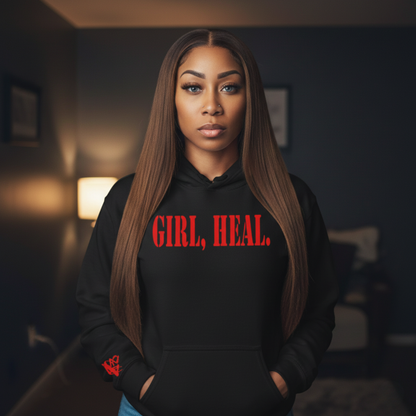GIRL, HEAL.® ~Black Hoodie ~